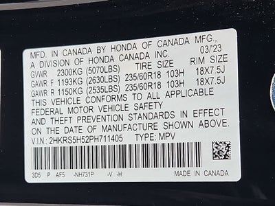 2023 Honda CR-V Hybrid Sport