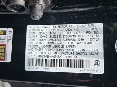 2022 Honda CR-V EX-L