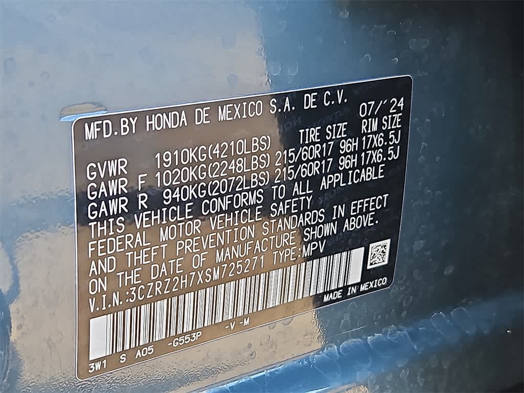 2025 Honda HR-V EX-L