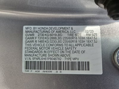 2023 Honda Odyssey EX-L