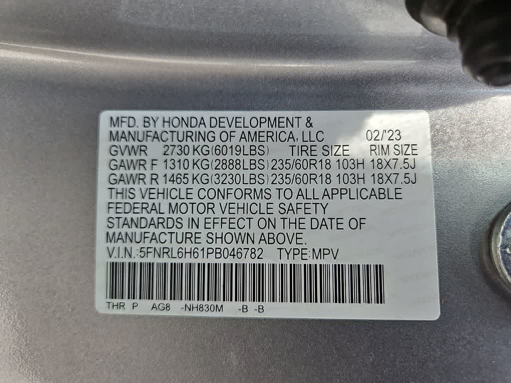 2023 Honda Odyssey EX-L