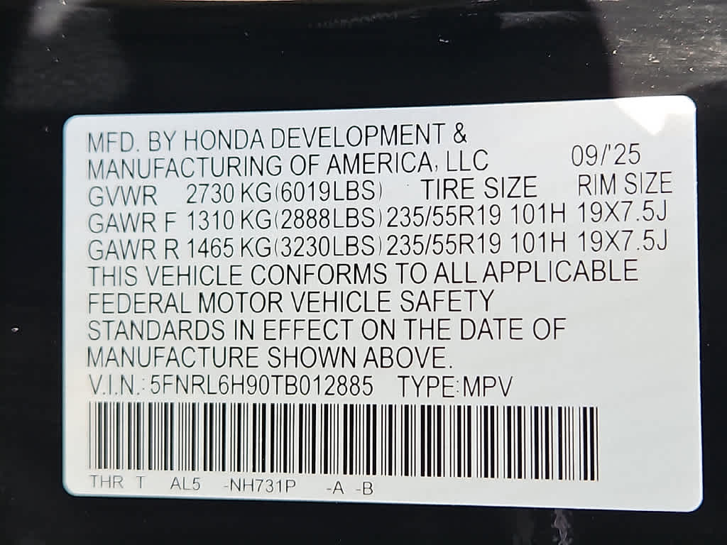 2026 Honda Odyssey Elite