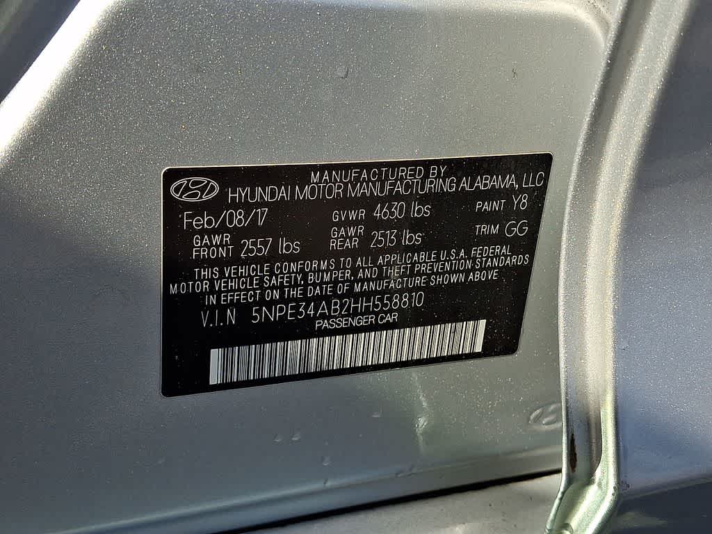 2017 Hyundai Sonata Sport