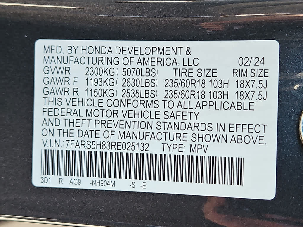 2024 Honda CR-V Hybrid Sport-L