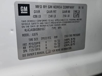2016 Buick Encore Base