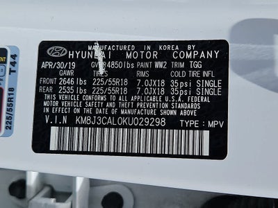 2019 Hyundai Tucson SEL